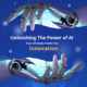 Blue Unlock the Power of AI Technology Futuristic Instagram Post